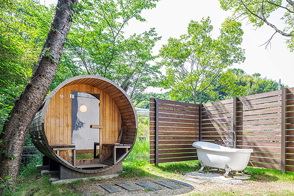 BYUCCAガーデンビュードーム（バレルサウナ付き）